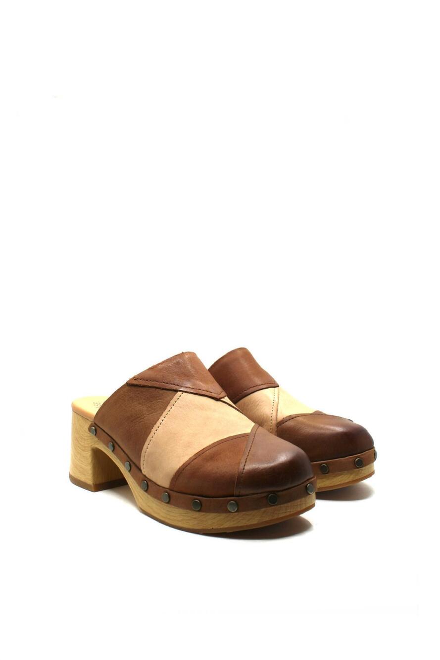 NEW KORK-EASE women's tay clogs in brown